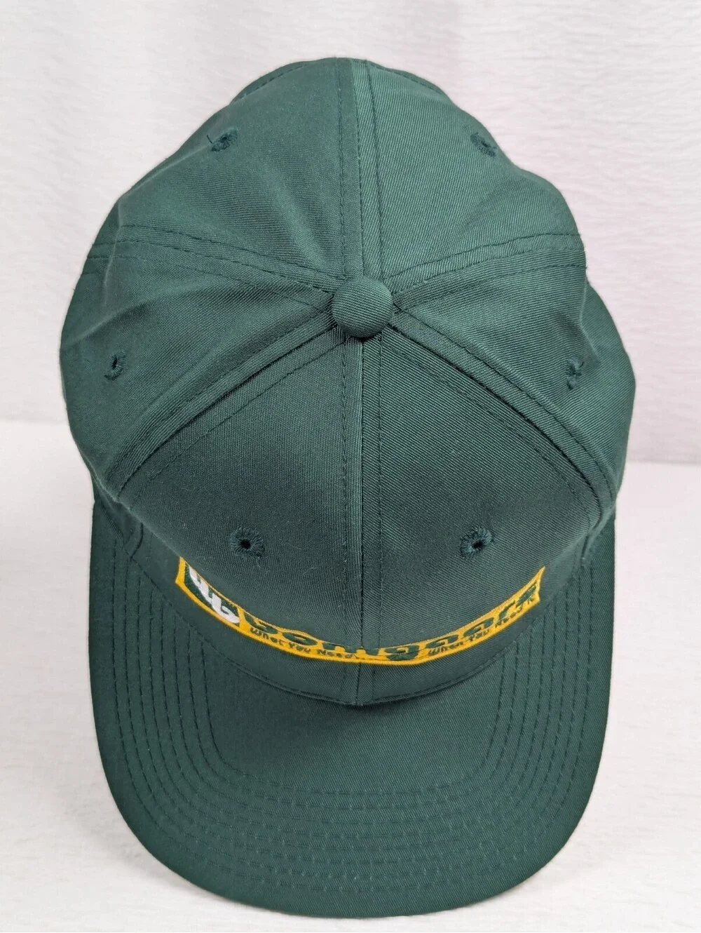 Bomgaars - Hat / Cap - Baseball Employee - OSFM Adjustable - Green / Yellow